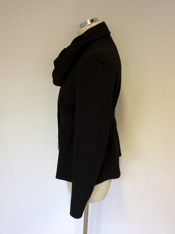 DESIGNER SARA BERMAN BLACK QUIRKY STYLE JACKET SIZE 8