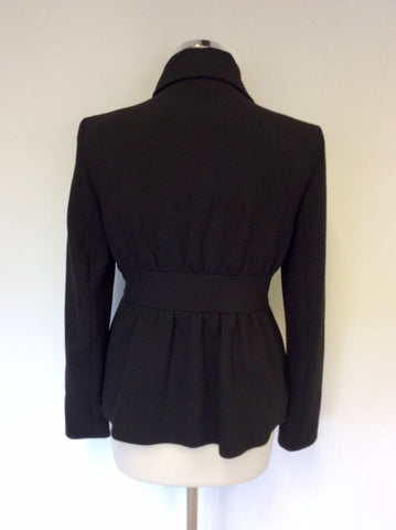 DESIGNER SARA BERMAN BLACK QUIRKY STYLE JACKET SIZE 8