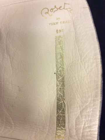 VINTAGE ROSETA BY JUAN TRAID BLACK SUEDE & LEATHER KNEE LENGTH BOOTS SIZE 4/37