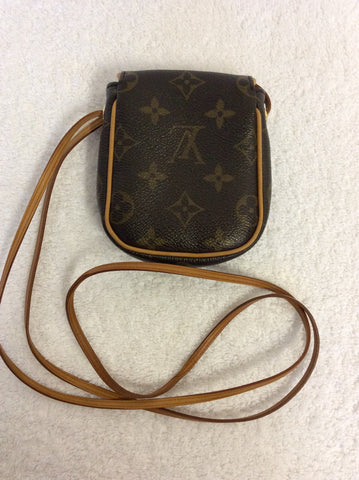 LOUIS VUITTON BROWN MONOGRAM CANCUN MINI CROSS BODY BAG