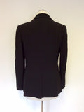 JIGSAW BLACK WOOL BLEND SUIT JACKET SIZE 12
