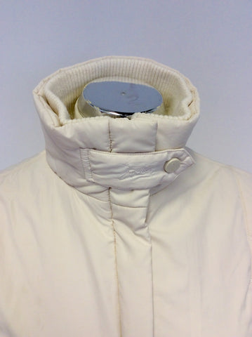 JOULES NATURAL(IVORY) LIGHTLY PADED RACEY JACKET SIZE 10