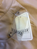 BRAND NEW BASLER CAMEL FAUX LEATHER TROUSERS SIZE 22