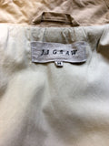 JIGSAW BEIGE COTTON BLEND TRENCHCOAT/MAC SIZE M