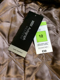 BRAND NEW MARKS & SPENCER AUTOGRAPH BRONZE BELTED JACKET SIZE 12