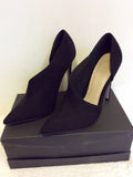 BRAND NEW ASOS BLACK FAUX SUEDE HIGH HEEL SHOE/BOOTS SIZE 7/40