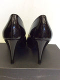 CARVELA BY KURT GEIGER BLACK PATENT LEATHER HEELS SIZE 6/39