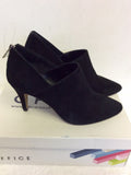 BRAND NEW OFFICE BLACK SUEDE FAITHFUL DRESSY SHOE BOOT SIZE 5/38