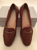 BRAND NEW CARVELA MARINER TAN BROWN LEATHER LOAFERS SIZE 5/38