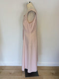 CAVITA PALE PINK CALF LENGTH DRESS & JACKET SUIT SIZE 14
