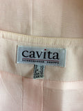 CAVITA PALE PINK CALF LENGTH DRESS & JACKET SUIT SIZE 14