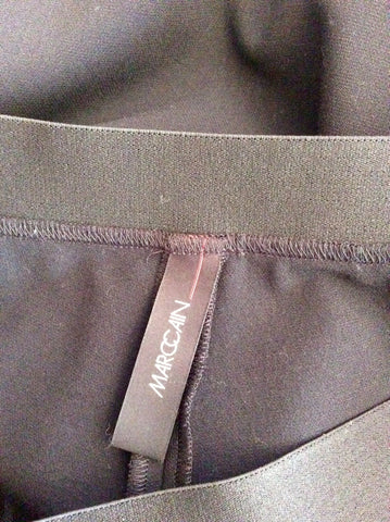 Marccain Black Smart Stretch Straight Leg Pants Size N5 UK 14/16 - Whispers Dress Agency - Sold - 2
