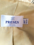 Presen De Luxe Champagne & Black Embroidered Silk Jacket, Top & Long Skirt Suit Size 14/16 - Whispers Dress Agency - Sold - 9