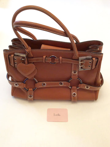 Luella Tan Leather Gisele Tote Bag - Whispers Dress Agency - Handbags - 1