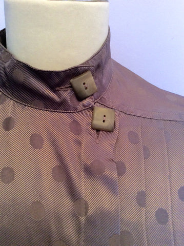 Vintage Jaeger Mink Spot Blouse Size 34" Approx 10/12 - Whispers Dress Agency - Sold - 2