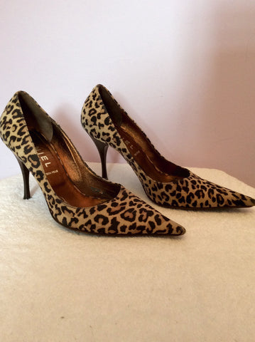 Daniel Leopard Print Heels Size 4/37 - Whispers Dress Agency - Sold - 3