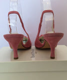 Russell & Bromley Pink Suede Slingback Heels Size 5/38 - Whispers Dress Agency - Sold - 4