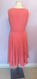 Lakeland Apricot Spotted Special Occasion Dress Size 12 - Whispers Dress Agency - Womens Dresses - 3