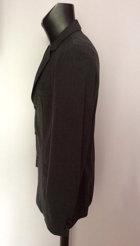 Hugo Boss Charcoal Grey Wool Suit Size 40L /32W - Whispers Dress Agency - Mens Suits & Tailoring - 3