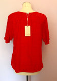 BRAND NEW MONSOON HOT PINK BROIDERY ANGLAISE TOP SIZE 16 - Whispers Dress Agency - Womens Tops - 2