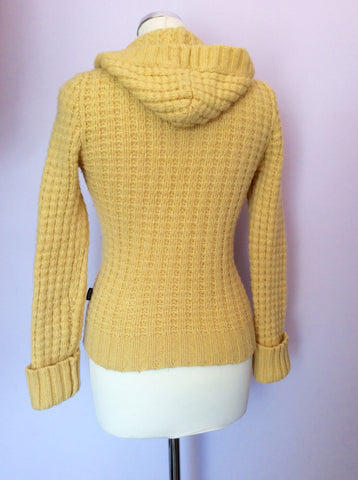 Girls Abercrombie & Fitch Yellow Hooded Jumper Size L - Whispers Dress Agency - Girls Knitwear - 2