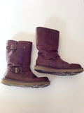 Ugg Kensington Brown Leather Boots Size 7.5/41 - Whispers Dress Agency - Sold - 2