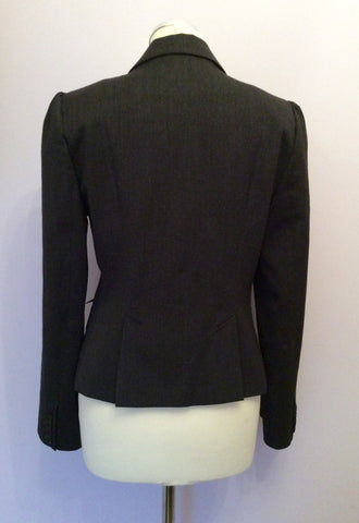 Whistles Dark Grey Wool Skirt Suit Size 10 - Whispers Dress Agency - Sold - 5