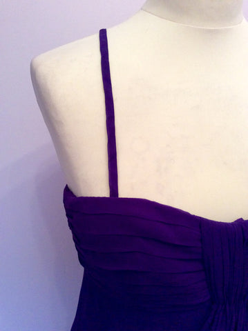 Coast Purple Silk Halterneck, Strappy, Strapless Occasion Dress Size 8 - Whispers Dress Agency - Womens Dresses - 5