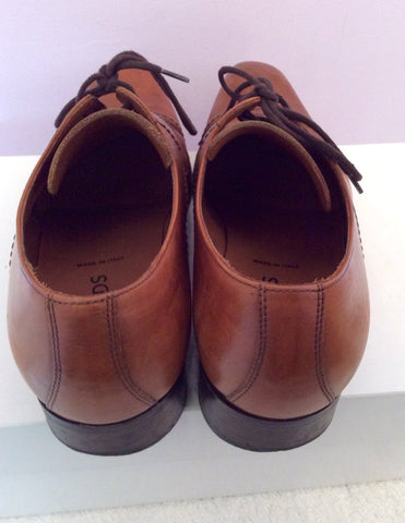 Edwards 1830 Tan Brown Leather Lace Up Shoes Size 7 /41 - Whispers Dress Agency - Mens Formal Shoes - 3