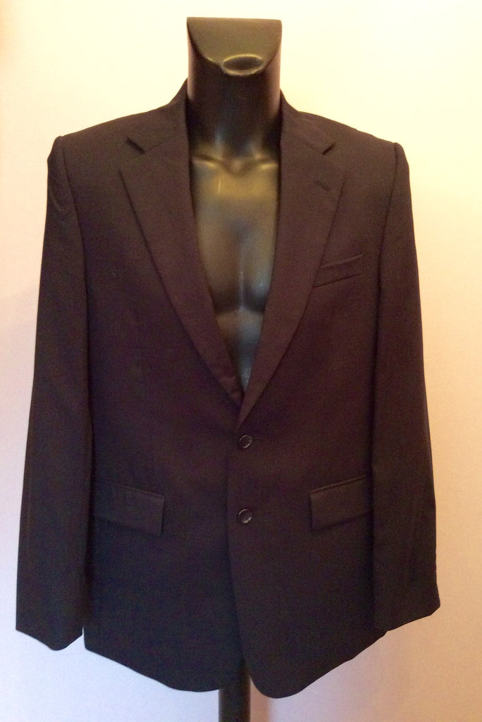 Brand New Jaeger Navy Blue Wool Suit Jacket Size 40R Whispers