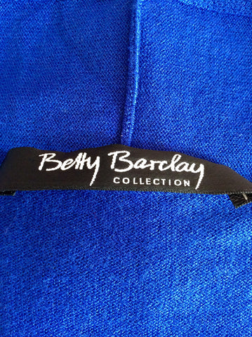 Betty Barclay Black & Blue V Neck Cardigan Size 12 - Whispers Dress Agency - Sold - 3