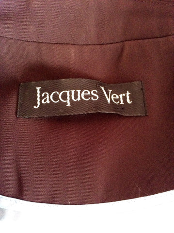 Jacques Vert Brown Jacket & Floral Skirt & Scarf Suit Size 14 - Whispers Dress Agency - Sold - 6