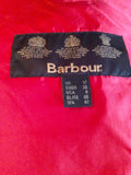 Barbour Red Cavalary Polarquilt Jacket Size 12 - Whispers Dress Agency - Sold - 8