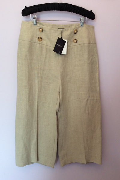 Brand New Hobbs Natural Crop Crescent Trousers Size 14 - Whispers Dress Agency - Sold - 1