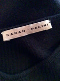 Sarah Pacini Black Split Front Long Jumper/Dress One Size - Whispers Dress Agency - Sold - 5