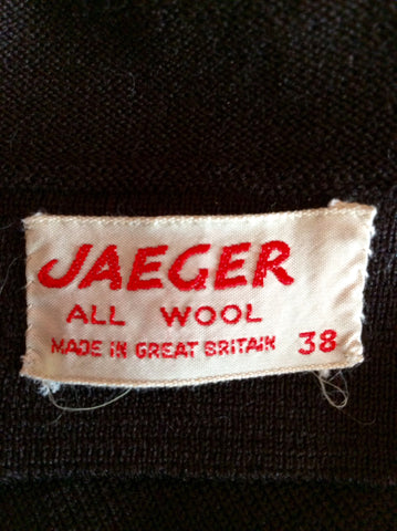 Vintage Jaeger Brown Wool Cardigan Size 38" Approx M - Whispers Dress Agency - Sold - 2
