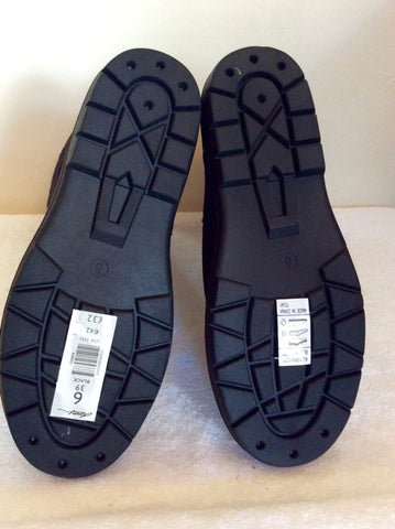 Brand New Dash Black Faux Suede Fur Trim Boots Size 6/39 - Whispers Dress Agency - Sold - 4