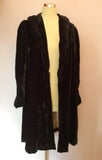 BLACK VELVET OCCASION EVENING COAT SIZE 14/16 - Whispers Dress Agency - Sold - 6