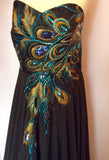 Grace Karin Black Strapless Embroidered Ball Gown Size 20 - Whispers Dress Agency - Womens Eveningwear - 2