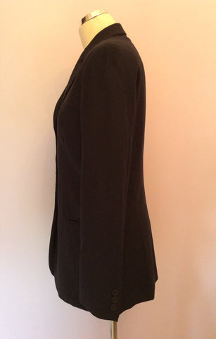 TED BAKER ENDURANCE BLACK WOOL JACKET SIZE 12 - Whispers Dress Agency - Womens Suits & Tailoring - 3