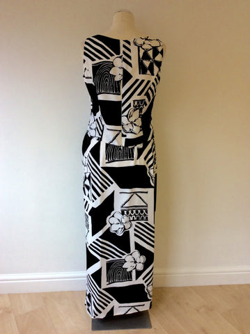 MICHEL AMBERS BLACK & WHITE JACKET, TOP & LONG WRAP SKIRT SUIT SIZE 12/14 - Whispers Dress Agency - Women suits & Tailoring - 7