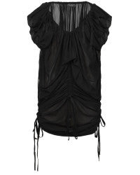 All Saints black Voanna silk dress/ top size 6 - Whispers Dress Agency - Womens Dresses - 1
