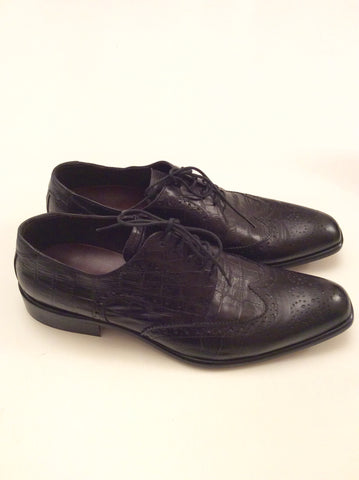 Smart Pat Calvin Italian Leather Lace Up Shoes Size 7/41 - Whispers Dress Agency - Mens Formal Shoes - 3
