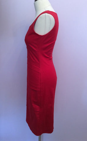 James Lakeland Red Pencil Dress Size 12 - Whispers Dress Agency - Womens Dresses - 2