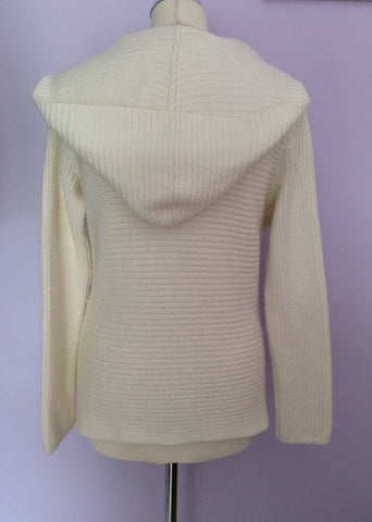 Betty Barclay Ivory Hooded Jumper Size 14 - Whispers Dress Agency - Sold - 2
