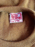 Vintage N.Peal Tan Brown 100% Cashmere Jumper Size S/M - Whispers Dress Agency - Sold - 2