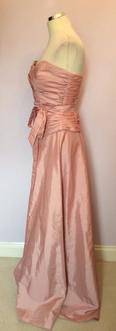 MORI LEE BY MADELINE GARDNER BINK BUSTIER TOP & LONG SKIRT SIZE 10 - Whispers Dress Agency - Womens Eveningwear - 3