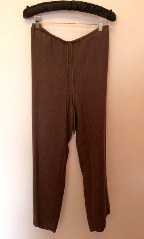 Jaeger Dark Brown Long Over Shirt & Trousers Size 14 - Whispers Dress Agency - Womens Suits & Tailoring - 6