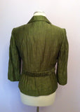 Kaliko Green Linen Blend Trouser Suit Size 10 - Whispers Dress Agency - Womens Suits & Tailoring - 4