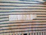 All Saints Blue & Ivory Pinstripe Cotton Jacket Size 10 - Whispers Dress Agency - Womens Coats & Jackets - 6
